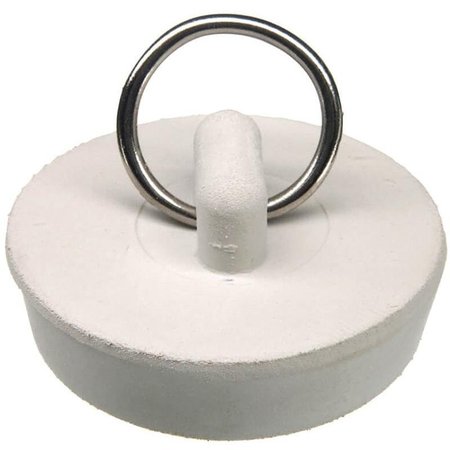 DANCO Drain Stopper, Rubber, White, For 112 in Drain, Universal Sink 80227